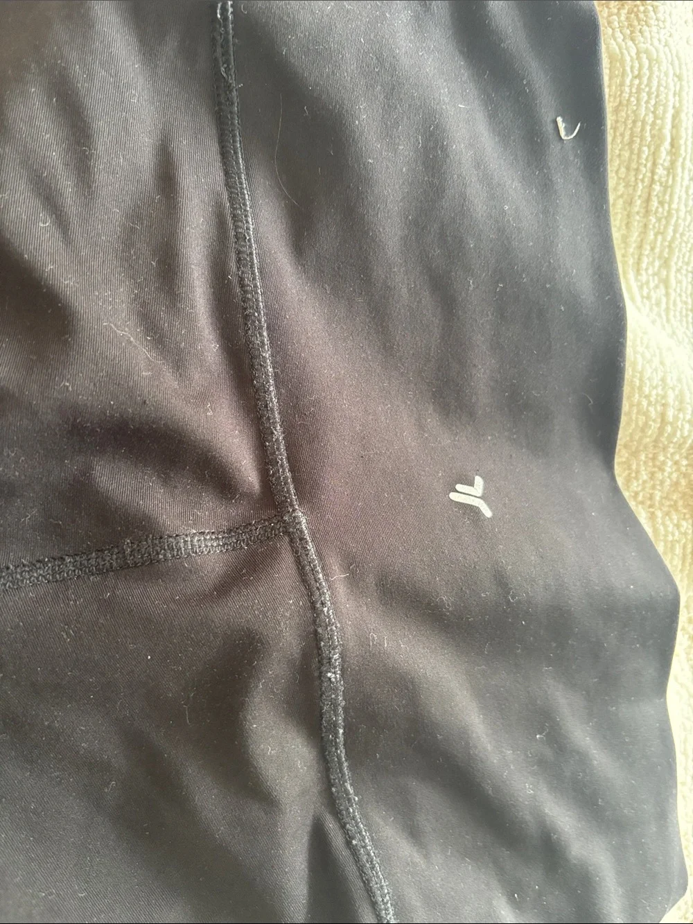 Old Navy Black High-Waist Leggings - Picture 7 of 8